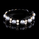 AWAYTR New Meatball Hair Accessories Women Hair Claws Headwear Rhinestone Flower Hairpin Bird Nest Floral Twist Clip 10 Colors AExp