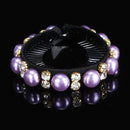 AWAYTR New Meatball Hair Accessories Women Hair Claws Headwear Rhinestone Flower Hairpin Bird Nest Floral Twist Clip 10 Colors AExp