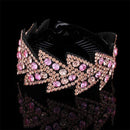 AWAYTR New Meatball Hair Accessories Women Hair Claws Headwear Rhinestone Flower Hairpin Bird Nest Floral Twist Clip 10 Colors AExp