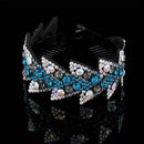 AWAYTR New Meatball Hair Accessories Women Hair Claws Headwear Rhinestone Flower Hairpin Bird Nest Floral Twist Clip 10 Colors AExp