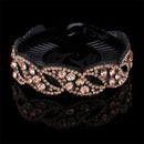 AWAYTR New Meatball Hair Accessories Women Hair Claws Headwear Rhinestone Flower Hairpin Bird Nest Floral Twist Clip 10 Colors AExp