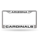 Mustang License Plate Frame Arizona Cardinals Laser Chrome Frame