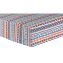Aztec Deluxe Flannel Fitted Crib Sheet-MOOSE-JadeMoghul Inc.