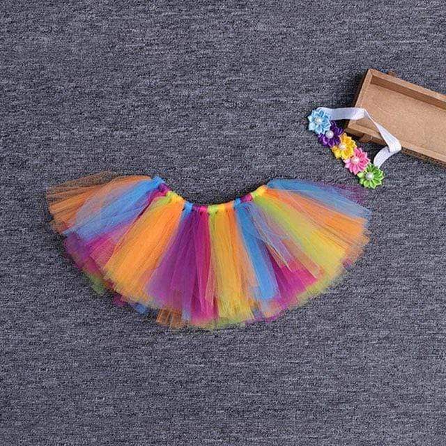 Fashion !! 2017 New Style Newborn Baby Girls Clothes Set Newborn Baby Photography Props Kids tutu For Girls Skirt And Headwear