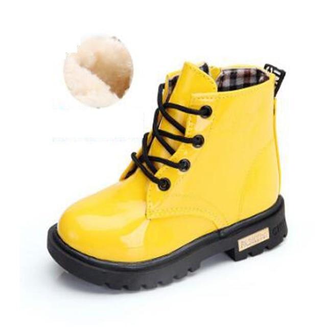Babies & Kids Kids Patent Leather Rubber Boots JadeMoghul Inc. 