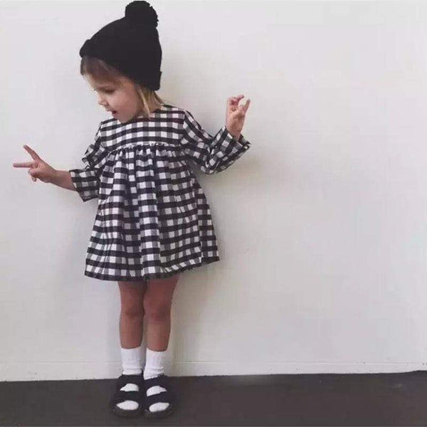Babies & Kids Sun Moon Kids baby girl dress casual plaid christmas dress new autumn winter infant girls clothes vestidos children tutu princes AExp