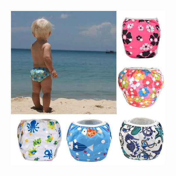 Swim Diaper wear Leakproof Reusable Adjustable for infant boy girl toddler 3 years 1 2 4 5 6 7 8 9 10 12 11 month baby swimwear