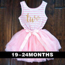 Baby Baptism Dress Christening Vestido For Newborn Infant 1 2 Year Birthday Party Dress Gift Striped Bebes Boutique Clothing-A0239F2-JadeMoghul Inc.