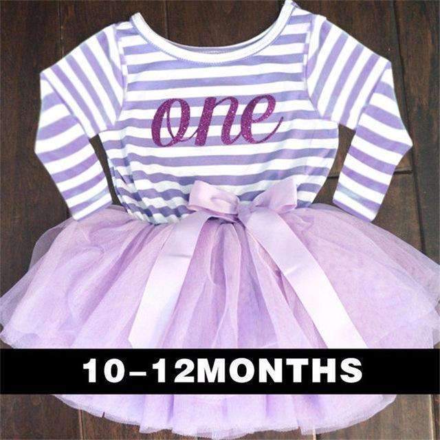 Baby Baptism Dress Christening Vestido For Newborn Infant 1 2 Year Birthday Party Dress Gift Striped Bebes Boutique Clothing-A0250Z1-JadeMoghul Inc.