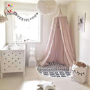 Baby bed curtain KAMIMI Children Room decoration Crib Netting baby Tent Cotton Hung Dome baby Mosquito Net photography props-Grey-JadeMoghul Inc.