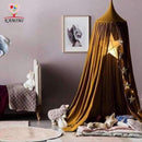 Baby bed curtain KAMIMI Children Room decoration Crib Netting baby Tent Cotton Hung Dome baby Mosquito Net photography props-Orange-JadeMoghul Inc.