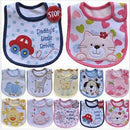 Baby Bibs Cute Cartoon Pattern Toddler Baby Waterproof Saliva Towel Cotton Fit 0-3 Years Old Infant Burp Cloths Feeding Baby-1-JadeMoghul Inc.