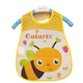 Baby Bibs EVA Waterproof Lunch Bibs Boys Girls Infants Cartoon Pattern Bibs Burp Cloths For Children Self Feeding Care-bee-JadeMoghul Inc.
