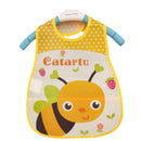 Baby Bibs EVA Waterproof Lunch Bibs Boys Girls Infants Cartoon Pattern Bibs Burp Cloths For Children Self Feeding Care-bee-JadeMoghul Inc.