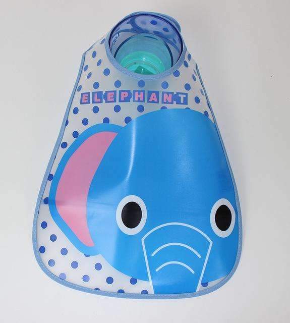 Baby Bibs EVA Waterproof Lunch Bibs Boys Girls Infants Cartoon Pattern Bibs Burp Cloths For Children Self Feeding Care-elephant-JadeMoghul Inc.
