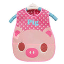Baby Bibs EVA Waterproof Lunch Bibs Boys Girls Infants Cartoon Pattern Bibs Burp Cloths For Children Self Feeding Care-pig-JadeMoghul Inc.