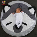 Baby blanket 2017 new play mat Koala bear print KAMIMI newborn infant soft sleeping mat cotton soft baby climbing carpet A816-swan-JadeMoghul Inc.