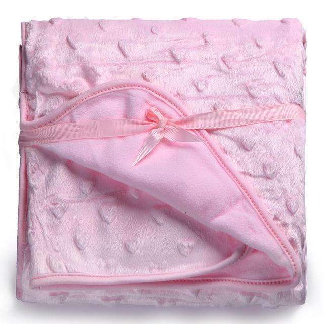 Baby Blanket Newborn Thermal Soft Fleece Blanket & Swaddling Bedding S