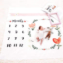 Baby Blankets Swaddle Wrap Newborn Fashion Bathing Towels Flower Printed Cute Soft Blanket DIY Infant Kids Photography Props-As picture-JadeMoghul Inc.