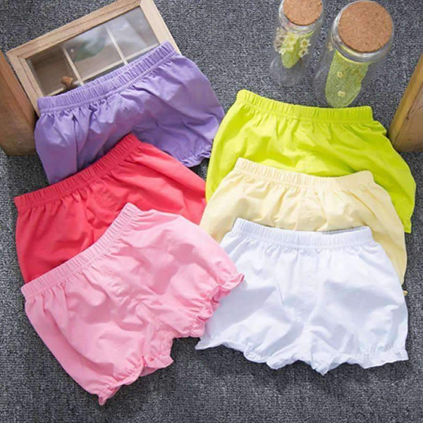 Baby Bloomers South Korea Female children's clothing baby shorts Pure cotton leggings wholesale Bread of shorts-Like picture-9M-JadeMoghul Inc.