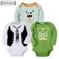 Baby Boy 3 Pcs Full Sleeves Body Suit Set-R03R12R08S-4-6 months-JadeMoghul Inc.