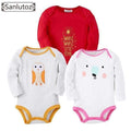 Baby Boy 3 Pcs Full Sleeves Body Suit Set-R05R04R06S-4-6 months-JadeMoghul Inc.