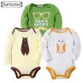 Baby Boy 3 Pcs Full Sleeves Body Suit Set-R08R01R04S-4-6 months-JadeMoghul Inc.