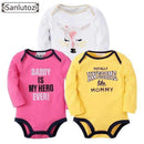 Baby Boy 3 Pcs Full Sleeves Body Suit Set-R13R07R10S-4-6 months-JadeMoghul Inc.
