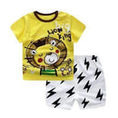 Baby boy clothes 2017 summer kids clothes sets t-shirt+pants suit clothing set bear Printed Clothes newborn sport suits-Little lion-6M-JadeMoghul Inc.