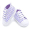 Baby Boy/ Girl Soft Sole Casual Canvas Shoes-Purple Plaid-3-JadeMoghul Inc.