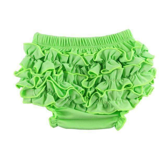 Baby Boy Girls Underpants Cotton Shorts Pants and Briefs Ruffle Bloomers Diaper Covers Newborn Baby Photograph Props Pink Coffee-Green-Newborn-JadeMoghul Inc.