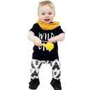 Baby Boy Letter Print T-Shirt And Pants Set-18M-JadeMoghul Inc.