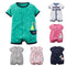 Baby Boy Short Sleeves Summer Rompers-Style A-12M-JadeMoghul Inc.