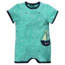 Baby Boy Short Sleeves Summer Rompers-Style B-12M-JadeMoghul Inc.