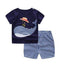 Baby Boy Summer Shirt And Shorts Set-bluefish-3M-JadeMoghul Inc.