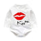 Baby Boy White Cotton I Love Mommy / Daddy Print Bodysuit-long sleeve romper 1-3M-JadeMoghul Inc.