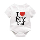 Baby Boy White Cotton I Love Mommy / Daddy Print Bodysuit-short sleeve 5-3M-JadeMoghul Inc.