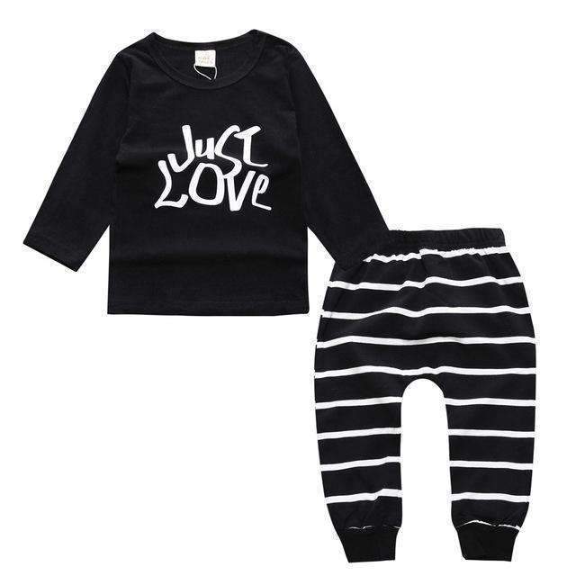 Baby Boys 2 Piece Printed Shirt And Pajama set