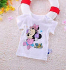 Baby Boys girls T-shirt 2016 Summer New Baby Clothing Baby Boys Short Sleeves T shirt Kids tops Cotton Cartoon Baby tees-1-3M-JadeMoghul Inc.