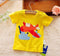 Baby Boys girls T-shirt 2016 Summer New Baby Clothing Baby Boys Short Sleeves T shirt Kids tops Cotton Cartoon Baby tees-1-3M-JadeMoghul Inc.