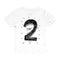 Baby Boys' Monster Number T-shirt-White 2-12M-JadeMoghul Inc.