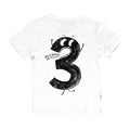 Baby Boys' Monster Number T-shirt-White 3-12M-JadeMoghul Inc.