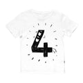 Baby Boys' Monster Number T-shirt-White 4-12M-JadeMoghul Inc.