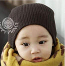 Baby Boys Warm Winter Machine Knit Beanie Hat-Coffee-JadeMoghul Inc.