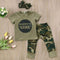 Baby Clothing Newborn Toddler Baby Boy Girl Camo T-shirt Tops+ Pants Outfits Set Clothes 0-24M-Army Green-6M-JadeMoghul Inc.