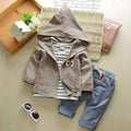baby clothing set cotton autumn hoodies + pants + t-shirt 3 pieces children outerwear kids clothes suit 2 years newborn outfits-picture color 2-9M-JadeMoghul Inc.