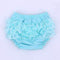 Baby Cotton shorts lace Bloomers cute Baby Diaper Cover Newborn Flower Shorts Toddler fashion Summer Satin Pants with Skirt-Sky Blue-3M-JadeMoghul Inc.