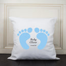 Christmas Present Ideas Baby Cushion Cover - Feet (Blue)