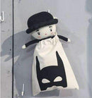 Baby Cute Canvas Plush Backpacks Toys Bags Bear Batman Style Kids Pocket Children Bags 23*27CM-Batman-JadeMoghul Inc.