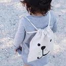 Baby Cute Canvas Plush Backpacks Toys Bags Bear Batman Style Kids Pocket Children Bags 23*27CM-Bear Ear-JadeMoghul Inc.